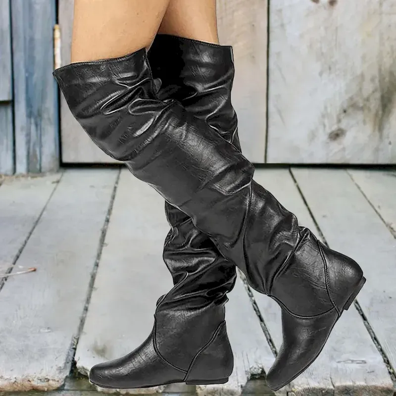 bebikb1699842336989.webp Women's Over-the-Knee Slouch Boots - Stylish Fall and Winter Footwear for Casual Outings and Outdoor Adventures 2025 - Image 1