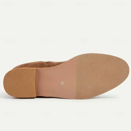 Men's Suede Chelsea Boots - Classic Brown Ankle Boots for Casual and Formal Wear 2025 - Image 6