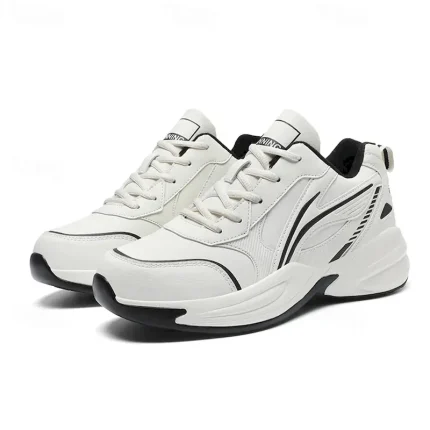 Men's Black Running Sneakers with Fur Lining, Winter Warm Athletic Shoes for Outdoor Sports and Casual Wear 2025 - Image 6