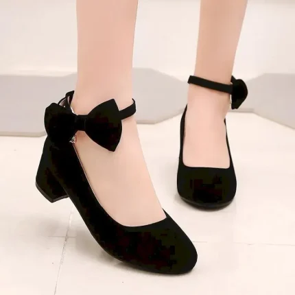 Girls' Heels Daily Dress Shoes Heel Cosplay Lolita Synthetics Breathability Non-slipping Height-increasing Big Kids(7years +) Party Birthday Daily Wal - Image 4